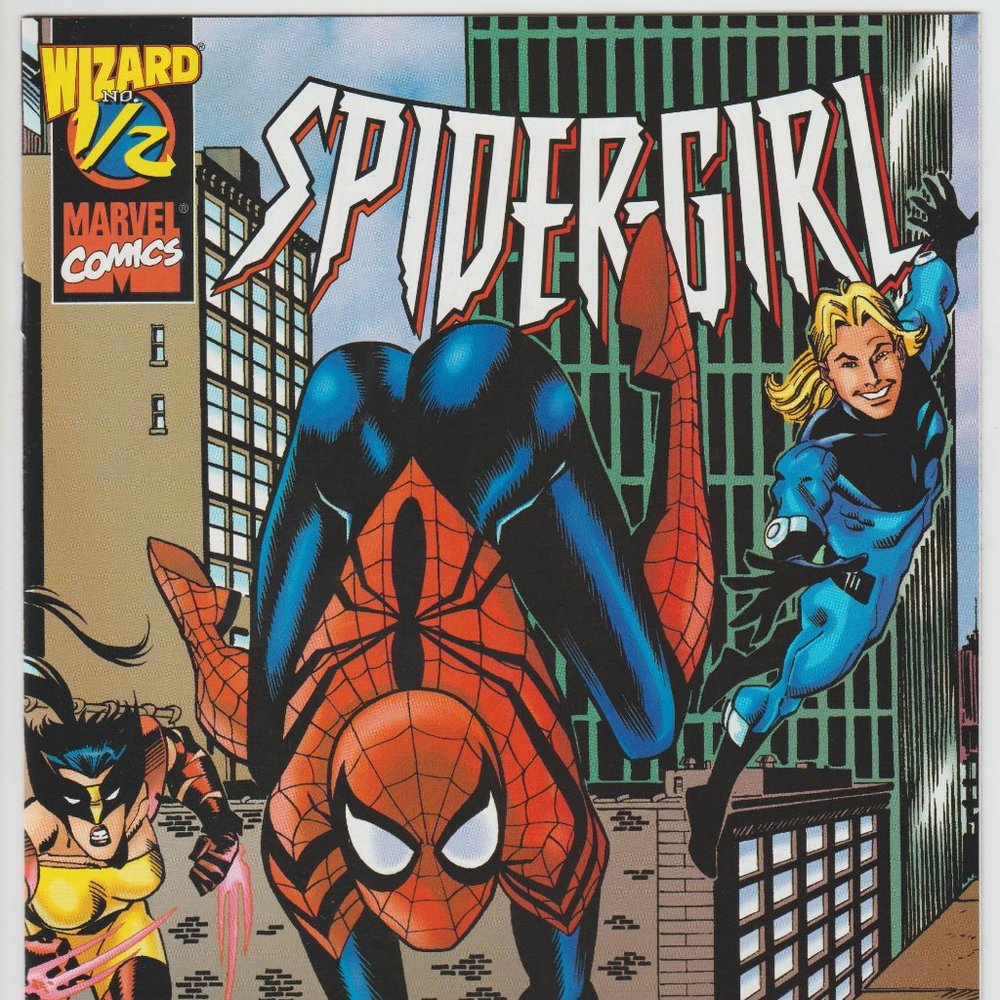 Spider-Girl (1999) Wizard 1/2 comic book with CoA WildThing Ron Frenz